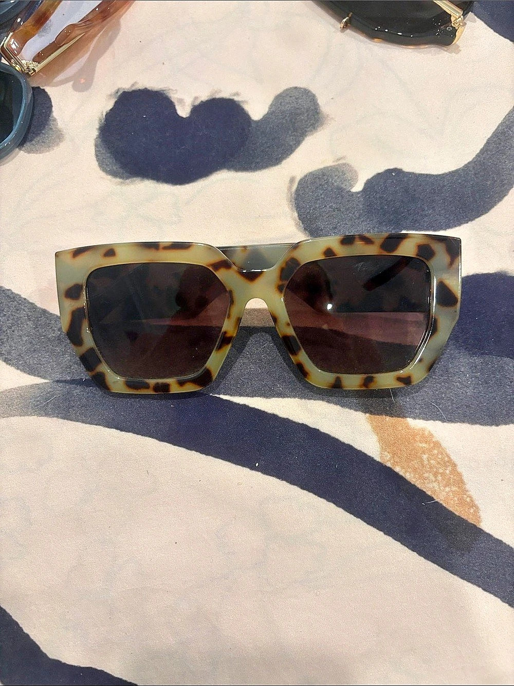 Tortoiseshell Square Sunglasses